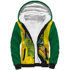 Personalised Australia Lacrosse Sherpa Hoodie Go Aussie Kangaroo Dynamic Style