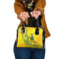 Personalised Australia Lacrosse Shoulder Handbag Go Aussie Kangaroo Dynamic Style