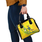 Personalised Australia Lacrosse Shoulder Handbag Go Aussie Kangaroo Dynamic Style