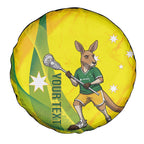Personalised Australia Lacrosse Spare Tire Cover Go Aussie Kangaroo Dynamic Style