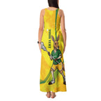 Personalised Australia Lacrosse Tank Maxi Dress Go Aussie Kangaroo Dynamic Style
