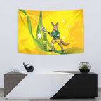 Personalised Australia Lacrosse Tapestry Go Aussie Kangaroo Dynamic Style