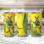 Personalised Australia Lacrosse Tumbler Cup Go Aussie Kangaroo Dynamic Style