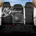 Personalised New Zealand Silver Fern Lacrosse Back Car Seat Cover Aotearoa Maori Pattern