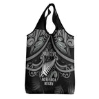 Custom New Zealand Silver Fern Rugby Grocery Bag All Black Since 1892 Aotearoa Moko Maori