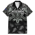 Custom New Zealand Silver Fern Rugby Hawaiian Shirt All Black Since 1892 Aotearoa Moko Maori