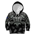 Custom New Zealand Silver Fern Rugby Kid Hoodie All Black Since 1892 Aotearoa Moko Maori