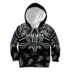 Custom New Zealand Silver Fern Rugby Kid Hoodie All Black Since 1892 Aotearoa Moko Maori