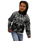Custom New Zealand Silver Fern Rugby Kid Hoodie All Black Since 1892 Aotearoa Moko Maori
