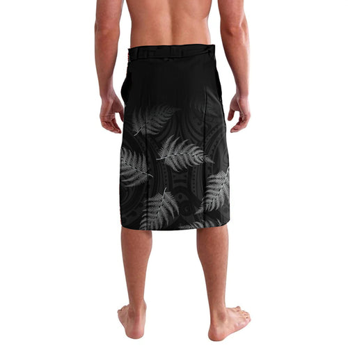 Custom New Zealand Silver Fern Rugby Lavalava All Black Since 1892 Aotearoa Moko Maori