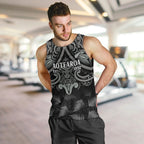 Custom New Zealand Silver Fern Rugby Men Tank Top All Black Since 1892 Aotearoa Moko Maori