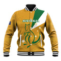 Custom Australia Rugby Baseball Jacket 2024 Wallabies Grunge Style