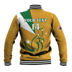 Custom Australia Rugby Baseball Jacket 2024 Wallabies Grunge Style
