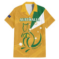 Custom Australia Rugby Family Matching Mermaid Dress and Hawaiian Shirt 2024 Wallabies Grunge Style