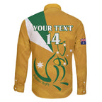 Custom Australia Rugby Family Matching Tank Maxi Dress and Hawaiian Shirt 2024 Wallabies Grunge Style