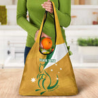 Custom Australia Rugby Grocery Bag Wallabies Grunge Style