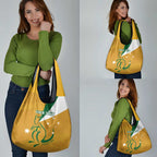 Custom Australia Rugby Grocery Bag Wallabies Grunge Style