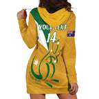 Custom Australia Rugby Hoodie Dress 2024 Wallabies Grunge Style