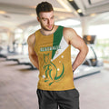Custom Australia Rugby Men Tank Top 2024 Wallabies Grunge Style