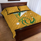 Custom Australia Rugby Quilt Bed Set 2024 Wallabies Grunge Style