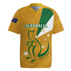 Custom Australia Rugby Rugby Jersey 2024 Wallabies Grunge Style