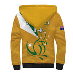 Custom Australia Rugby Sherpa Hoodie 2024 Wallabies Grunge Style