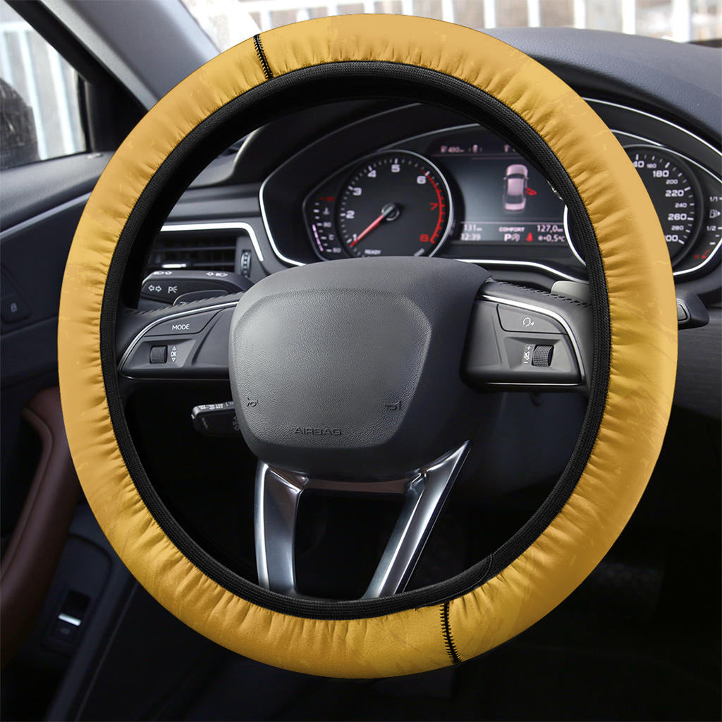 Australia Rugby Steering Wheel Cover 2024 Wallabies Grunge Style