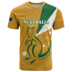 Custom Australia Rugby T Shirt 2024 Wallabies Grunge Style