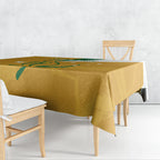 Custom Australia Rugby Tablecloth 2024 Wallabies Grunge Style