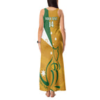 Custom Australia Rugby Tank Maxi Dress 2024 Wallabies Grunge Style