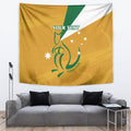 Custom Australia Rugby Tapestry 2024 Wallabies Grunge Style