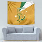 Custom Australia Rugby Tapestry 2024 Wallabies Grunge Style