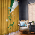 Custom Australia Rugby Window Curtain 2024 Wallabies Grunge Style