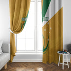Custom Australia Rugby Window Curtain 2024 Wallabies Grunge Style