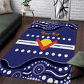 Personalised Ngarrindjeri Nation Area Rug Aboriginal Australian Flag Style