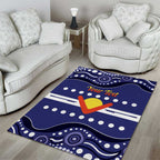 Personalised Ngarrindjeri Nation Area Rug Aboriginal Australian Flag Style