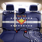 Personalised Ngarrindjeri Nation Back Car Seat Cover Aboriginal Australian Flag Style