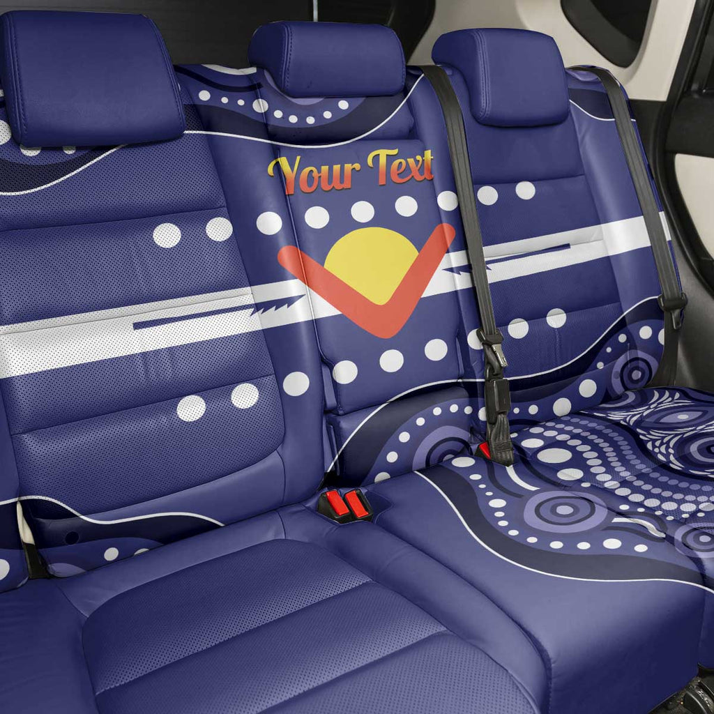 Personalised Ngarrindjeri Nation Back Car Seat Cover Aboriginal Australian Flag Style
