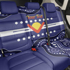 Personalised Ngarrindjeri Nation Back Car Seat Cover Aboriginal Australian Flag Style
