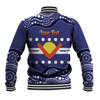 Personalised Ngarrindjeri Nation Baseball Jacket Aboriginal Australian Flag Style