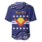 Personalised Ngarrindjeri Nation Baseball Jersey Aboriginal Australian Flag Style