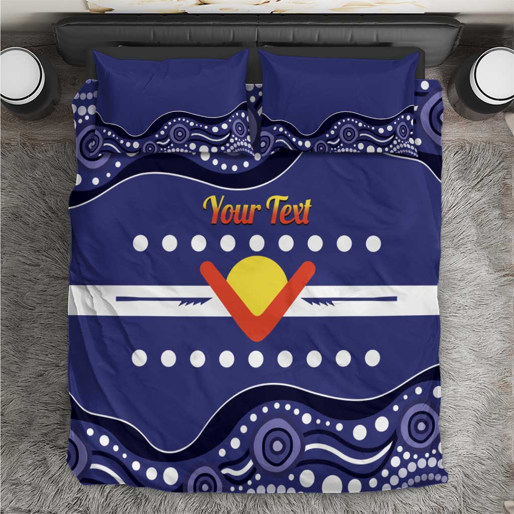 Personalised Ngarrindjeri Nation Bedding Set Aboriginal Australian Flag Style