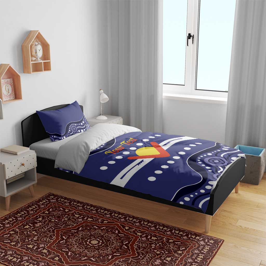 Personalised Ngarrindjeri Nation Bedding Set Aboriginal Australian Flag Style