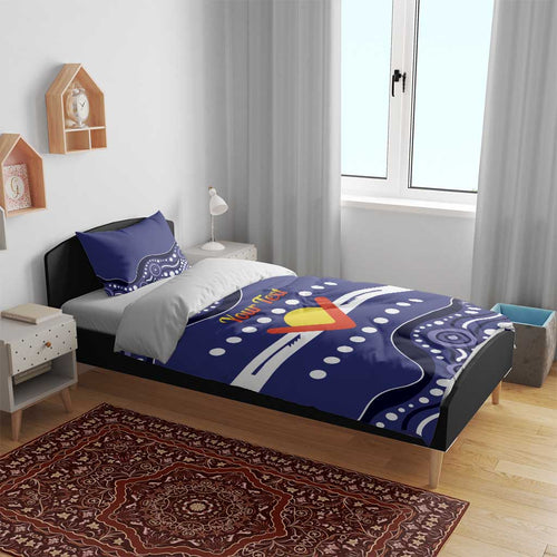 Personalised Ngarrindjeri Nation Bedding Set Aboriginal Australian Flag Style