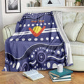 Personalised Ngarrindjeri Nation Blanket Aboriginal Australian Flag Style