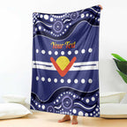 Personalised Ngarrindjeri Nation Blanket Aboriginal Australian Flag Style