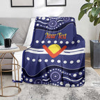 Personalised Ngarrindjeri Nation Blanket Aboriginal Australian Flag Style