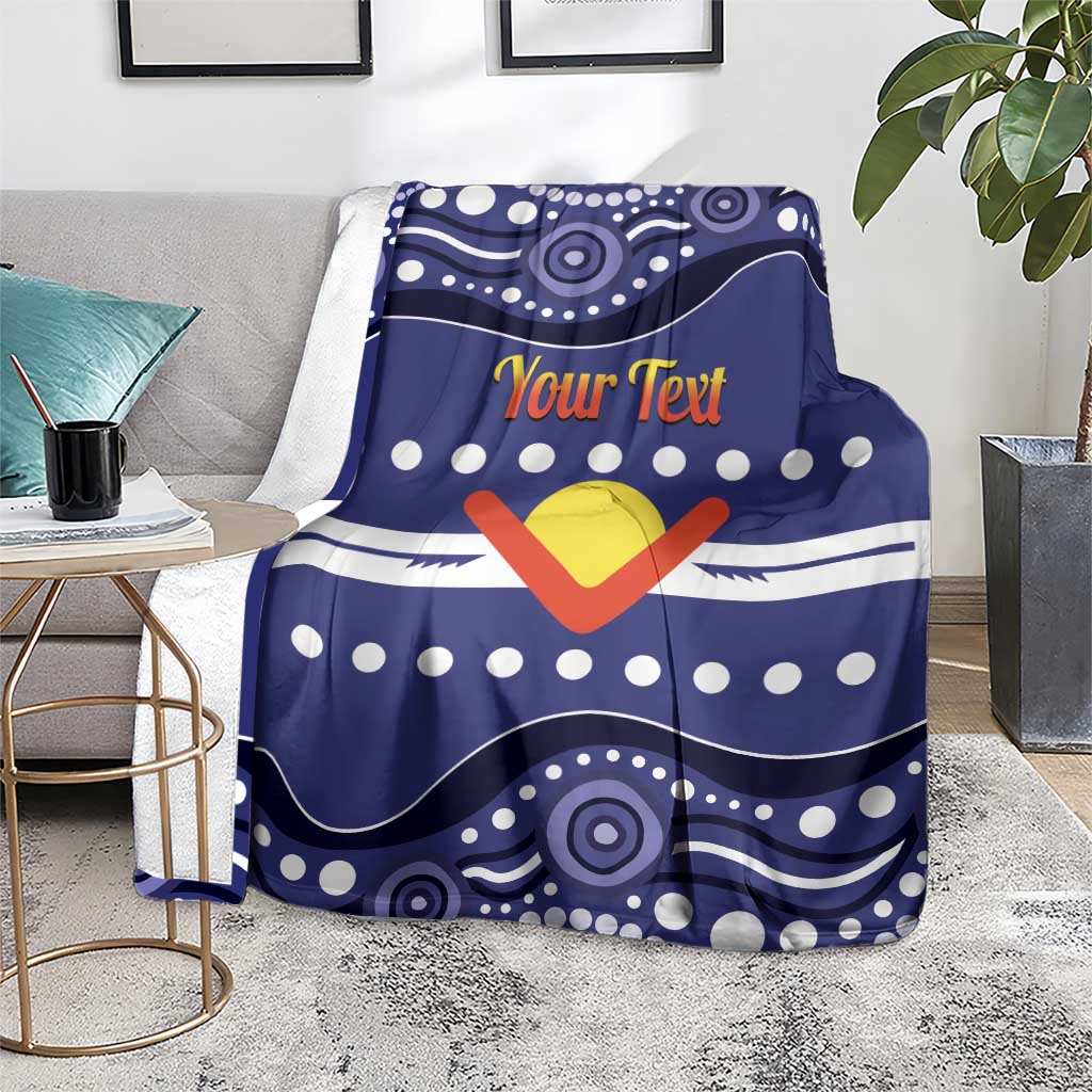 Personalised Ngarrindjeri Nation Blanket Aboriginal Australian Flag Style