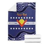Personalised Ngarrindjeri Nation Blanket Aboriginal Australian Flag Style