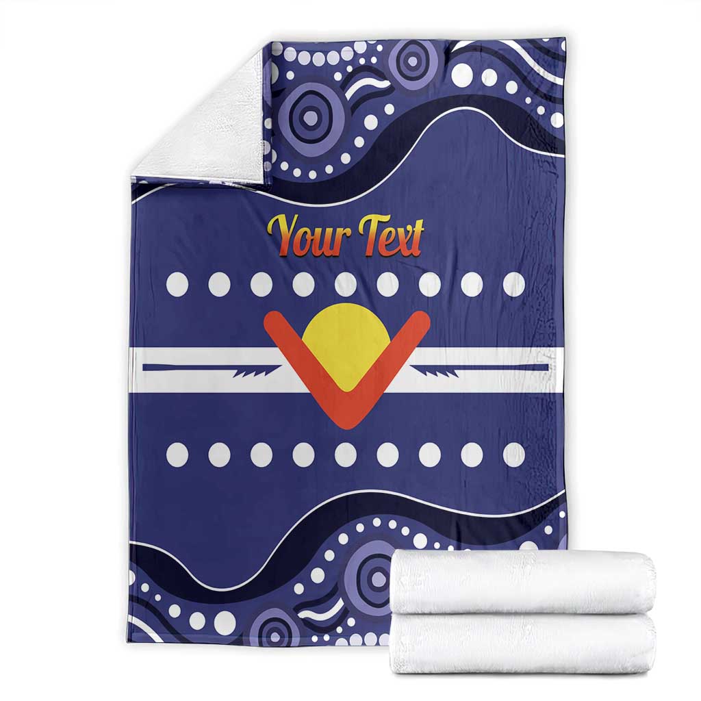 Personalised Ngarrindjeri Nation Blanket Aboriginal Australian Flag Style